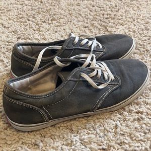 Womens black Vans shoes
